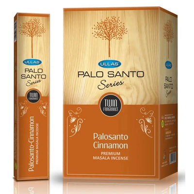 15g Palo Santo and Cinnamon incense sticks in packaging