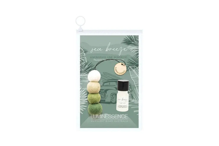 Little Pops Sea Breeze Lemongrass, Lime & Rosewood Luminessence Candles
