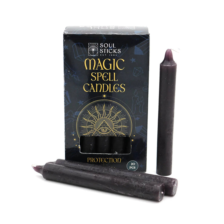 MAGIC SPELL CANDLES - Protection 20pcs WONDER IMPORTS AUSTRALIA