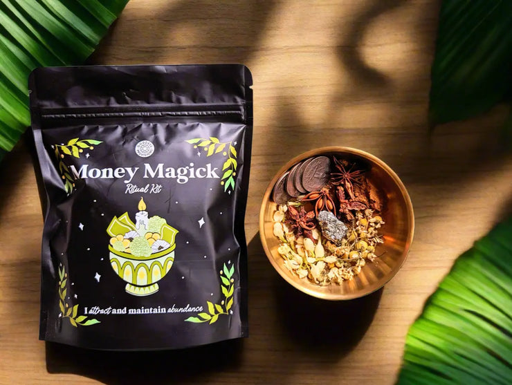 Money Magick Ritual Kit - Abundance, Prosperity, Manifest - CosmicBlueprint7