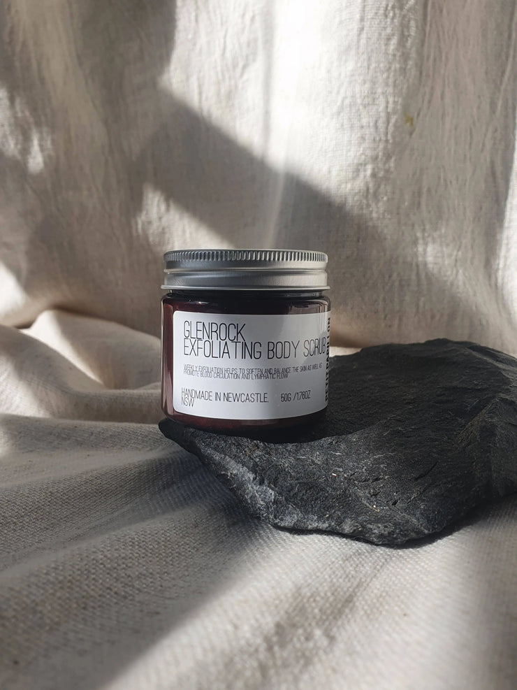 Plant-based Glenrock body scrub for smooth skin