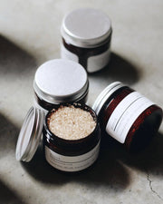 Natural botanical body scrub for deep exfoliation