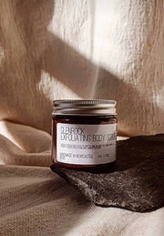 Glenrock Exfoliating Botanical Body Scrub in eco-friendly jar