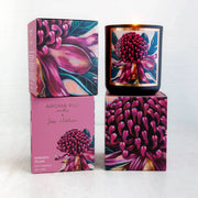 50+hrs Australian artist soy candle - Kakadu plum Aroma Pot