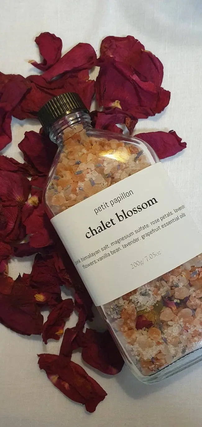 Chatel Blossom Bath Salts: 125 grams Petit Papillon