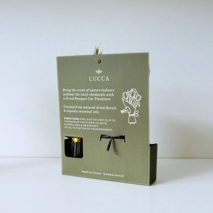 Nontoxic Floral Car Air Freshener Lucca