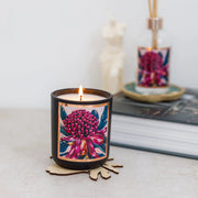 50+hrs Australian artist soy candle - Kakadu plum Aroma Pot