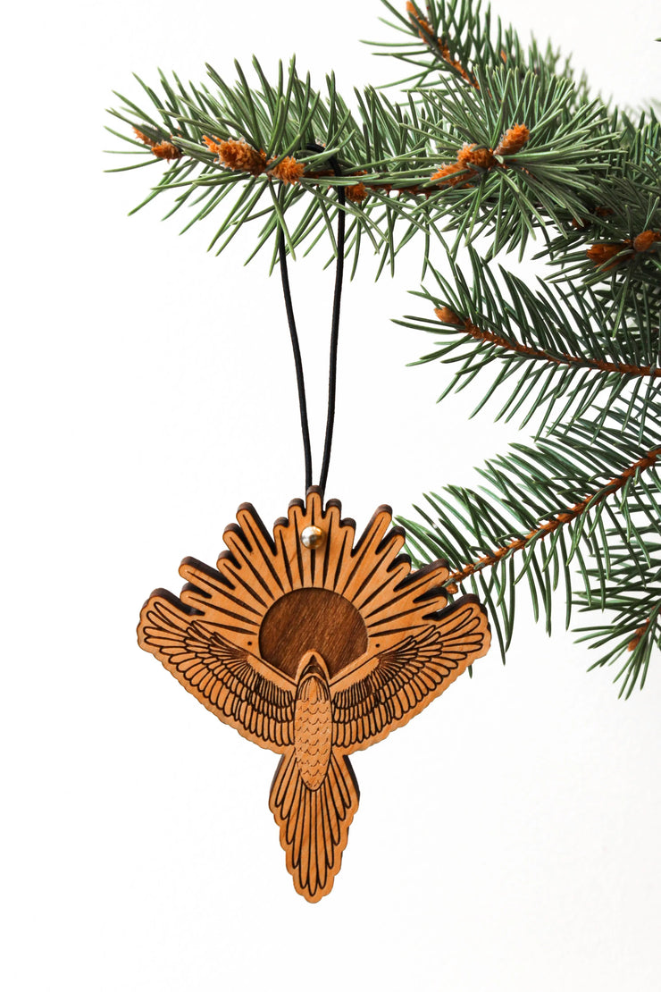 Sunburst Bird | Wood Ornament Lucca