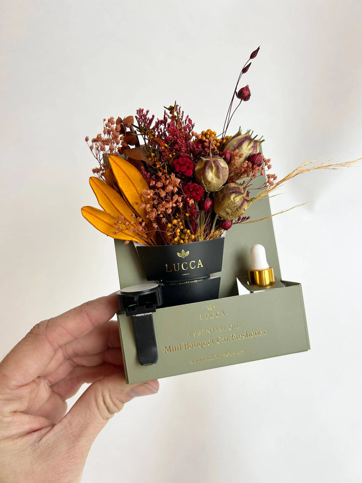 Nontoxic Floral Car Air Freshener Lucca