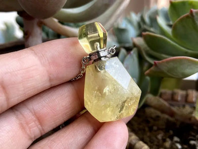 Perfume Bottle Pendant with Aplicator CosmicBlueprint7