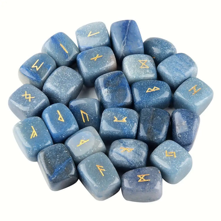 25pcs crystal rune stones for spiritual use