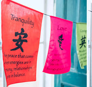 Large Prayer Flag in Bright Colors Comic Blueprint7