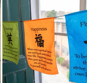 Large Prayer Flag in Bright Colors Comic Blueprint7