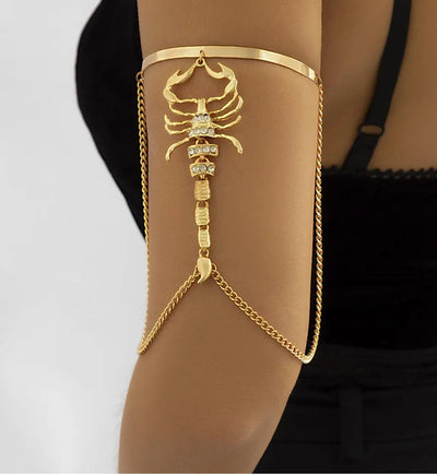 Sexy Arm Bracelet Bangle Women Sexy Jewelry Bangle Egyptian Armband Body Chain Comic Blueprint7