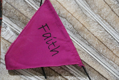 SMALL BALINESE AFFIRMATION / PRAYER FLAGS - SMALL BALI AFFIRMATION BUNTING Comic Blueprint7