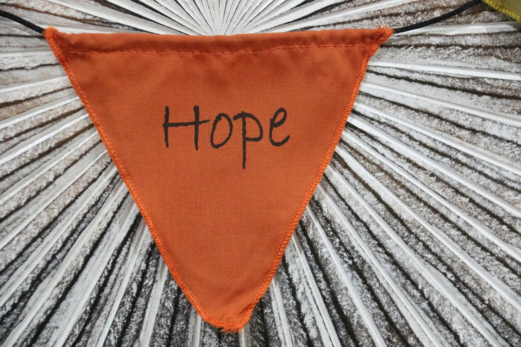 SMALL BALINESE AFFIRMATION / PRAYER FLAGS - SMALL BALI AFFIRMATION BUNTING Comic Blueprint7