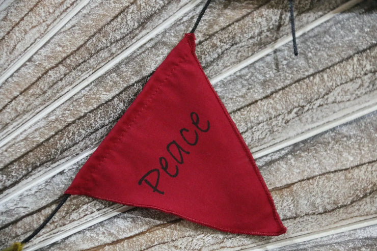 SMALL BALINESE AFFIRMATION / PRAYER FLAGS - SMALL BALI AFFIRMATION BUNTING Comic Blueprint7