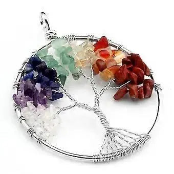 Tree of life chakras healing pendant only excludes necklace My Store