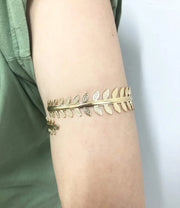 Fashion Punk Coiled Adjustable Arm Armband Bangle Women Jewelry Egypt Adjustable Arm Cuff Armlet - CosmicBlueprint7