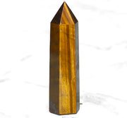 Tiger Eye Point cystal EARTHSTONE FIRE&ICE