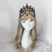 Gold Sun Crown Headband Sun Godmother's Crown Tiara Virgin Mary Gothic Fairy Goddess Hair Accessories DIY Tiara Making Material CosmicBlueprint7