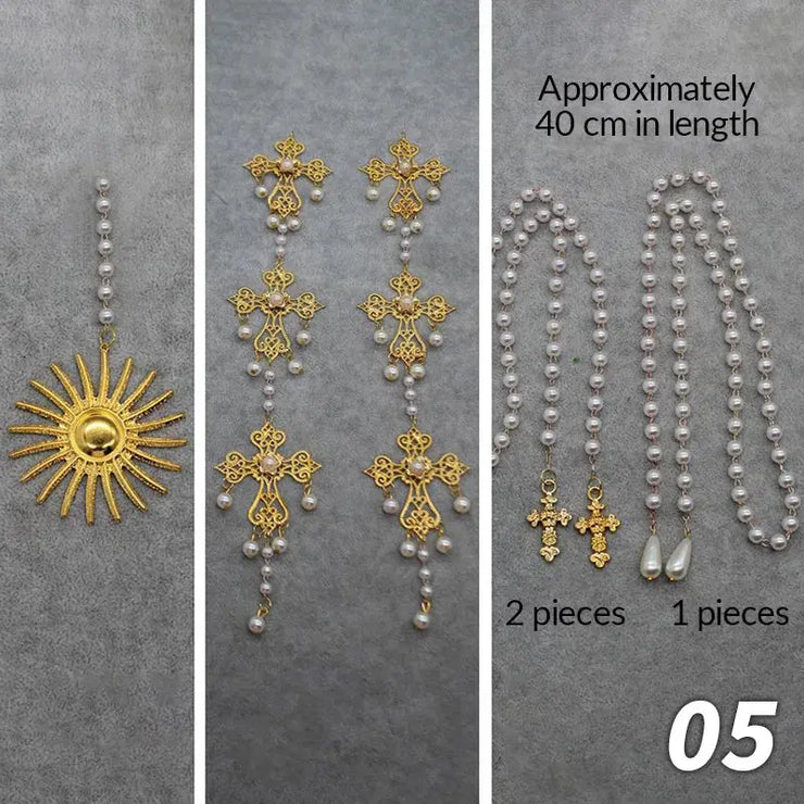Gold Sun Crown Headband Sun Godmother&