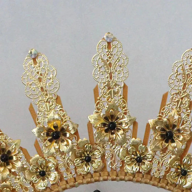 Gold Sun Crown Headband Sun Godmother&