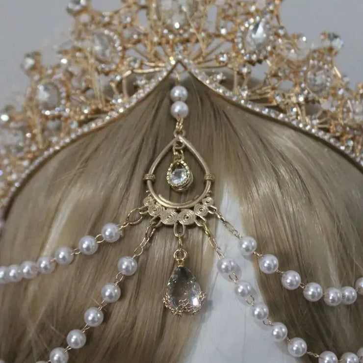 Gold Sun Crown Headband Sun Godmother&
