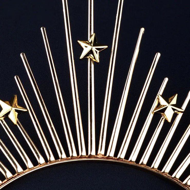 Star Shape Crown Headband Queen&
