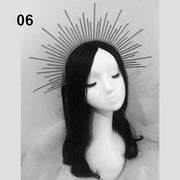 Baroque Style Diy Lolita Crown Material Church Sun Goddess Crown Virgin Mary Lolita DIY Tiara Crown Making Kit Hair Accessories CosmicBlueprint7