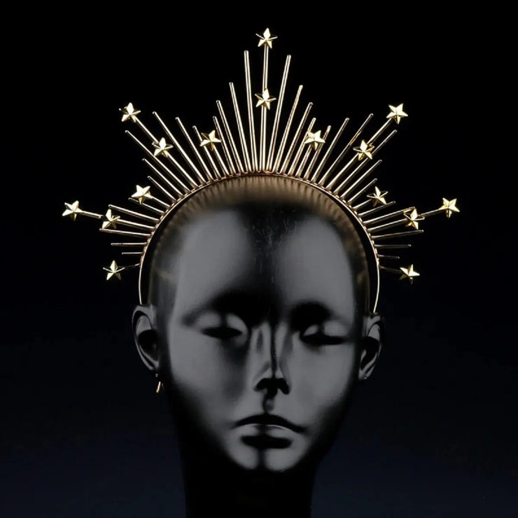 Star Shape Crown Headband Queen&