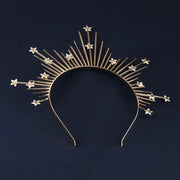 Star Shape Crown Headband Queen's Goddess Halo Halloween Costume Headwear Party Cosplay Headgear Jewelry Accessories CosmicBlueprint7