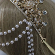 Gold Sun Crown Headband Sun Godmother's Crown Tiara Virgin Mary Gothic Fairy Goddess Hair Accessories DIY Tiara Making Material CosmicBlueprint7