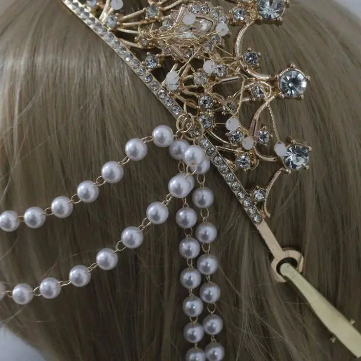 Gold Sun Crown Headband Sun Godmother&