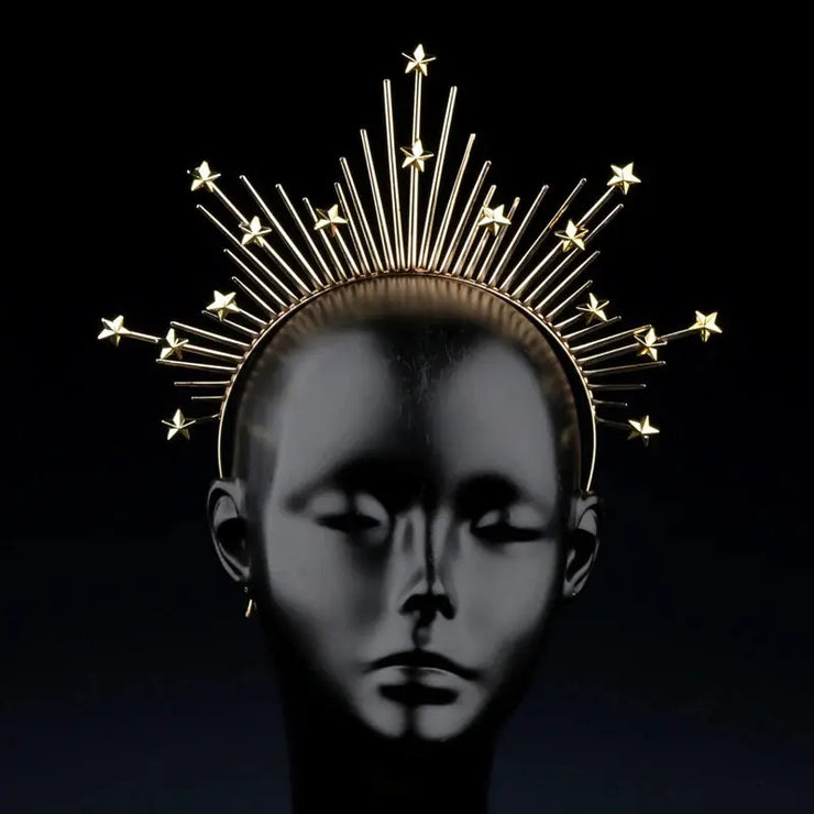 Star Shape Crown Headband Queen&
