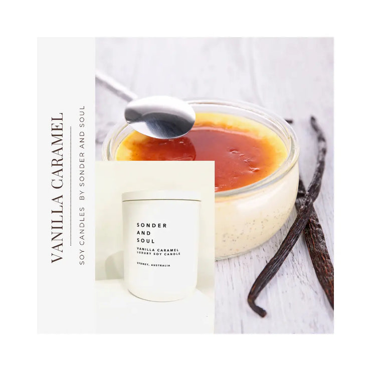 Sonder and Soul - Vanilla Caramel Soy Candle Sonder and Soul