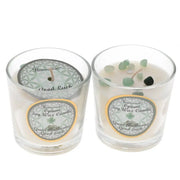 Crystal Votive Soy Candle - Good Luck Green Aventurine Opium WONDER IMPORTS AUSTRALIA