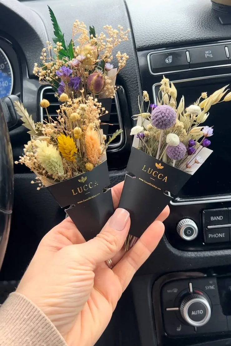 Nontoxic Floral Car Air Freshener Lucca