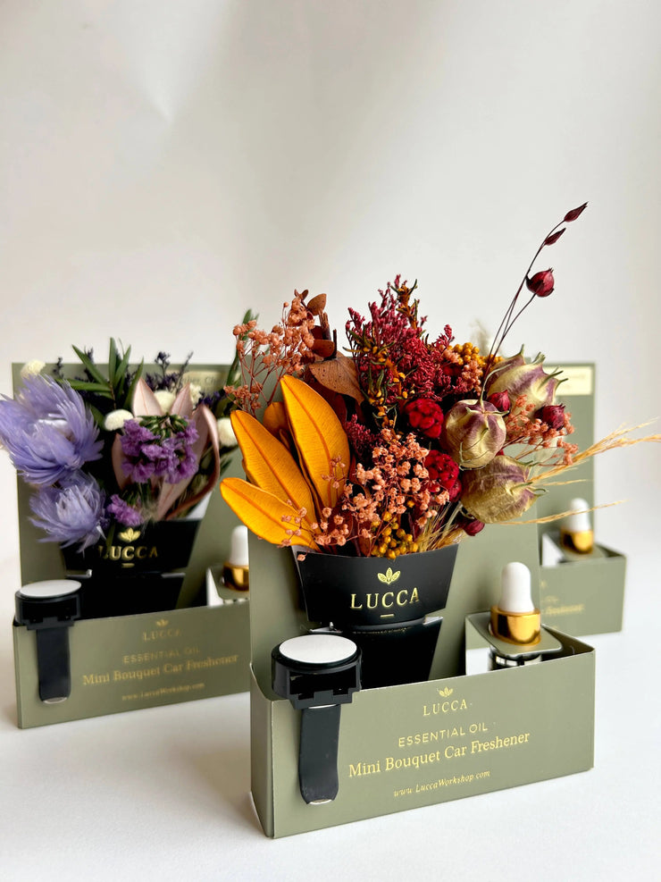 Nontoxic Floral Car Air Freshener Lucca