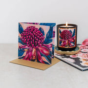 50+hrs Australian artist soy candle - Kakadu plum Aroma Pot